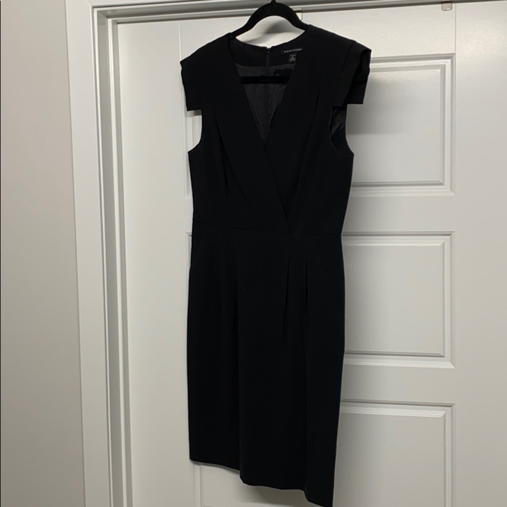 Adorable LBD with pockets and cool shoulder detail